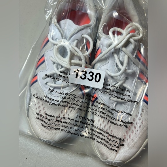 Adidas Women’s Size 6 Ozweego White Gum Coral Rare Colorway Sneaker Shoe - Picture 14 of 14